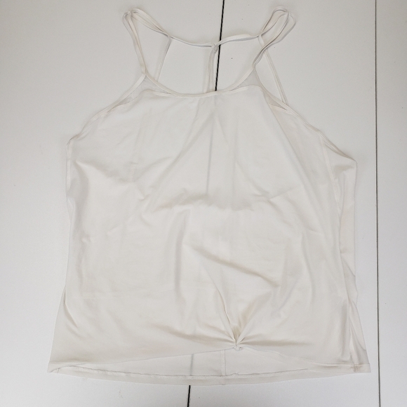 Lululemon Shear Lightness Tank White Strappy Ultra Light size 6 - Picture 7 of 9
